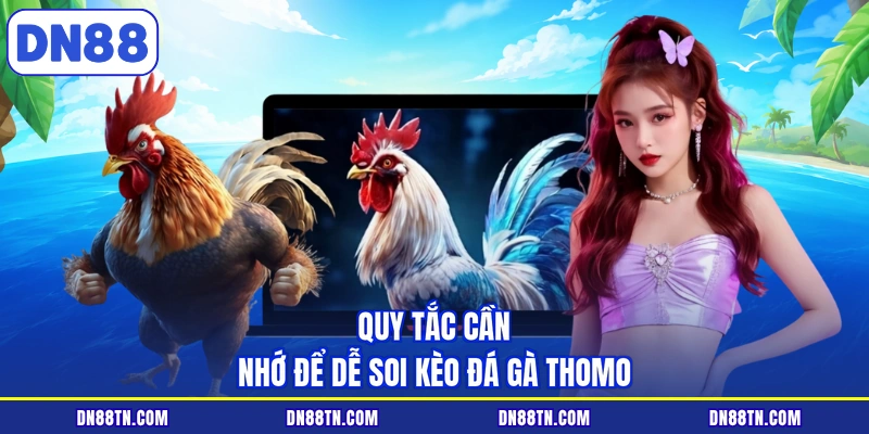 Quy tắc cần nhớ để dễ soi kèo đá gà thomo
